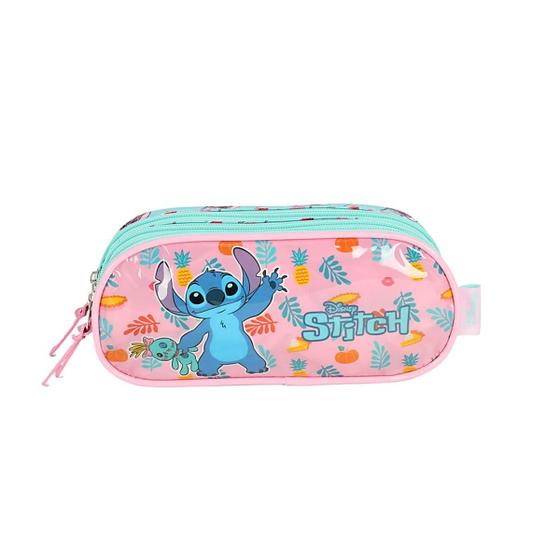 Imagem de Estojo Triplo Escolar Disney Stitch Luxcel 020497