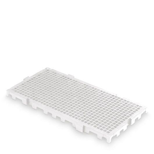 Imagem de Estrado Piso Pallet Plástico Resistente 25x50 Paletes Branco