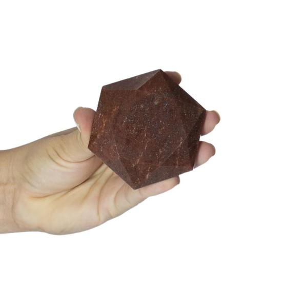 Imagem de ESTRELA DE DAVI / SELO DE SALOMÃO QUARTZO VERMELHO - (100 a 199)g