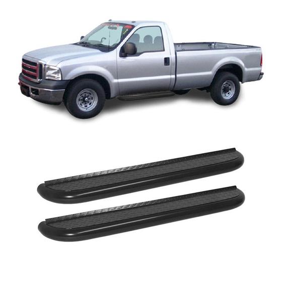 Imagem de Estribo F350 1999 2000 2001 2002 2003 Cabine Simples Preto