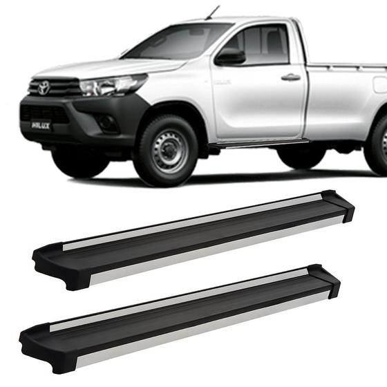 Imagem de Estribo Hilux 2006 2007 2008 2009 2010 Alumínio Preto CS