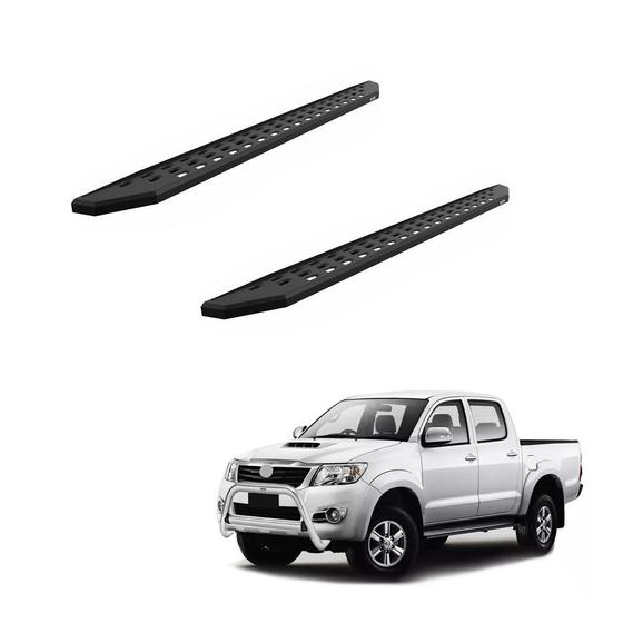 Imagem de Estribo Hilux 2006 2007 2008 2009 2010 Cabine Simples Preto