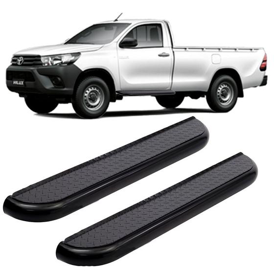 Imagem de Estribo Hilux 2006 A 2015 Cabine Simples Preto