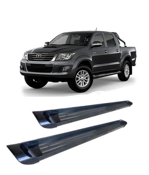 Imagem de Estribo Hilux Cabine Dupla 2005 a 2015 Plataforma de Alumíni