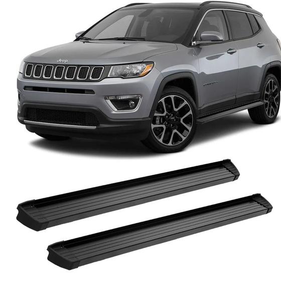 Imagem de Estribo jeep compass 2016 2017 2018 2019 2020 preto