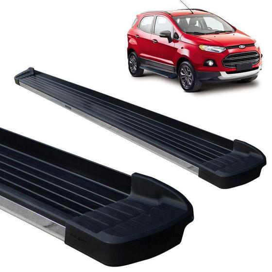 Imagem de Estribo Lateral Ecosport 2013 a 2021 Aluminio Preto Bepo