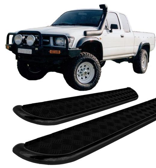 Imagem de Estribo Lateral Hilux 1998 A 2004 Chapa Preto