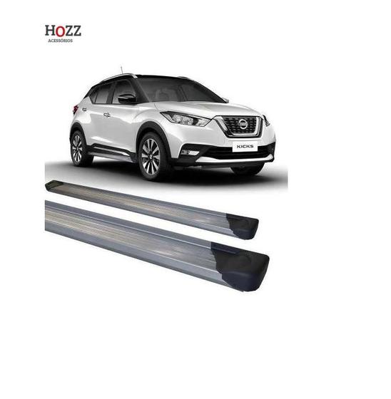 Imagem de Estribo Nissan Kicks Plataforma De Aluminio Prata