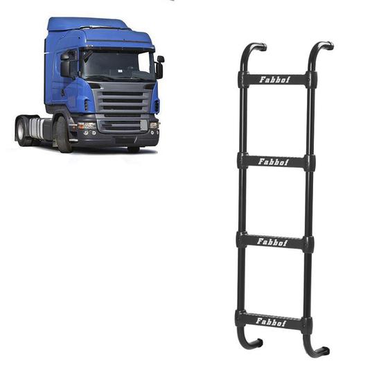 Imagem de Estribo p Cabine Scania T/R 114/124 Preto 4 Degraus 1460mm