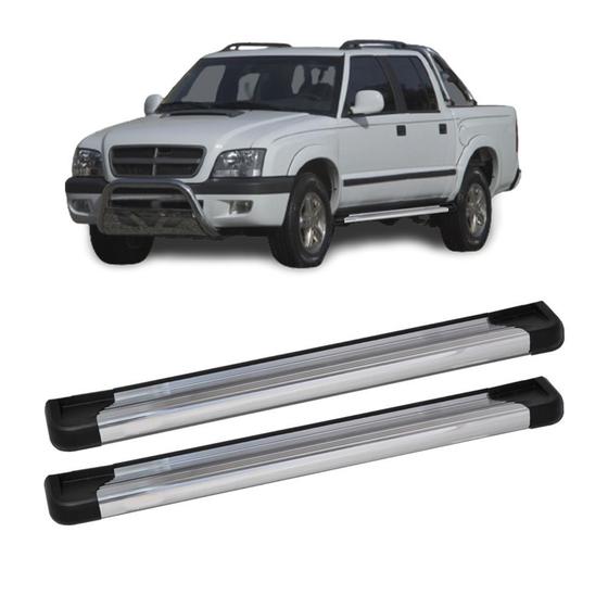 Imagem de Estribo S10 2000 2001 2002 2003 a 2012 Cabine Dupla Aluminio