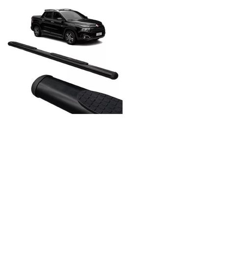 Imagem de Estribo Toro Modelo Oval Preto - Estribo Lateral Fiat Toro