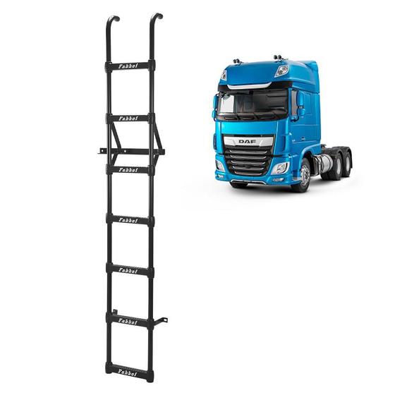 Imagem de Estribo Traseiro para DAF XF 105 Super Space 7 Degraus Preto