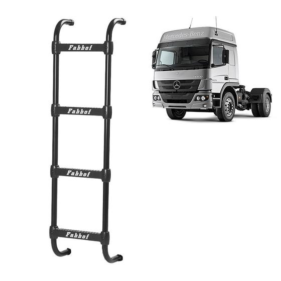 Imagem de Estribo Traseiro para Mercedes Axor 4 Degraus 1420mm Preto