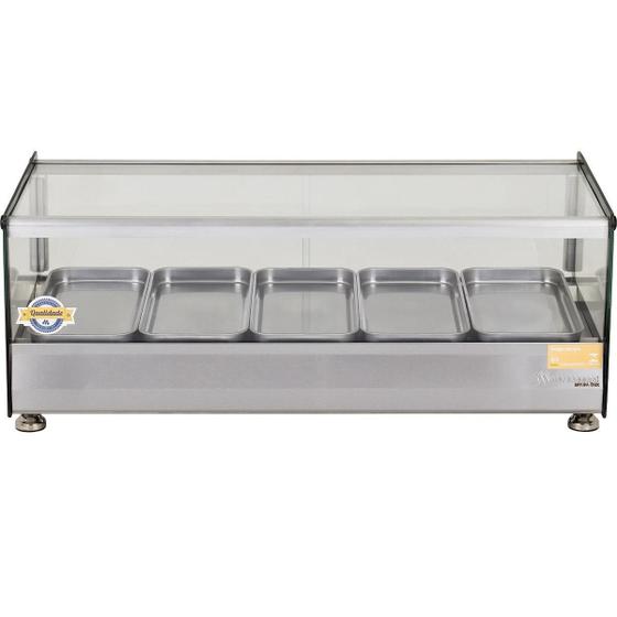 Imagem de Estufa Ônix Vitrine Para Salgados 5 Bandejas Marchesoni