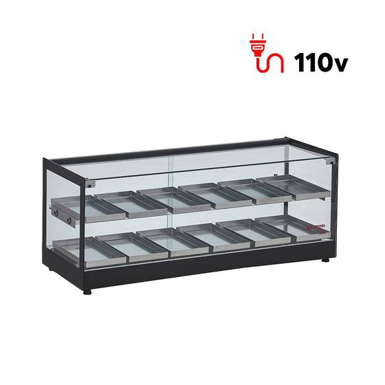 Estufa Salgados Térmica Reta Master Dupla 12 Bandejas - Edanca 110v Menor preço em Estufa Salgados Térmica Reta Master Dupla 12 Bandejas - Edanca 110v