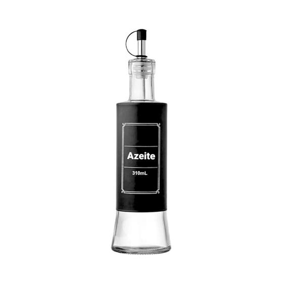 Imagem de ETHMIX Galheteiro de Vidro, 310ml, Dispenser, Porta Azeite, Bico Dosador, Transparente