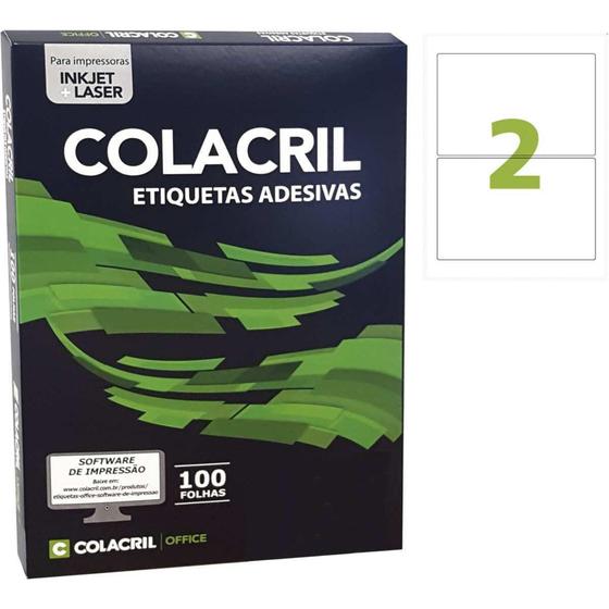 Imagem de Etiqueta A4 143,5X199,9Mm 100 Folhas Pct Com 200 - GNA