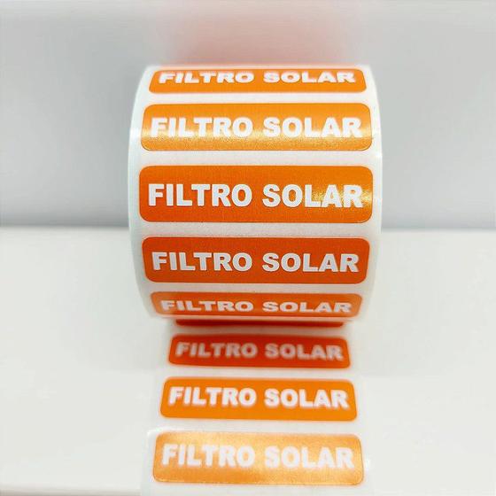 Imagem de Etiqueta Adesiva: Filtro Solar