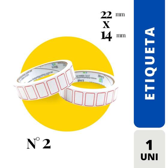 Imagem de Etiqueta Adesiva N2 22X14Mm Un