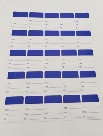 Imagem de Etiqueta B04 Azul com 1.000 - Sun Special