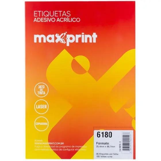 Imagem de Etiqueta Inkjet Laser A4 367 21,0x2,97 Mm Com 100fls