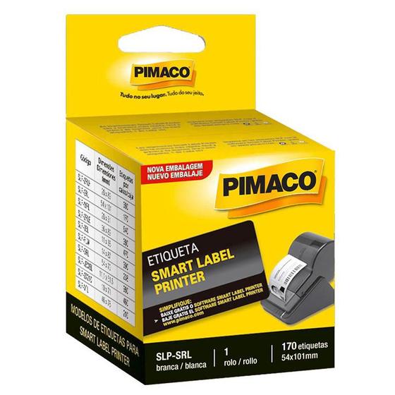 Etiqueta Smart Label SLP SRL com 170 etiquetas Pimaco Etiquetas e Acessórios Magazine Luiza