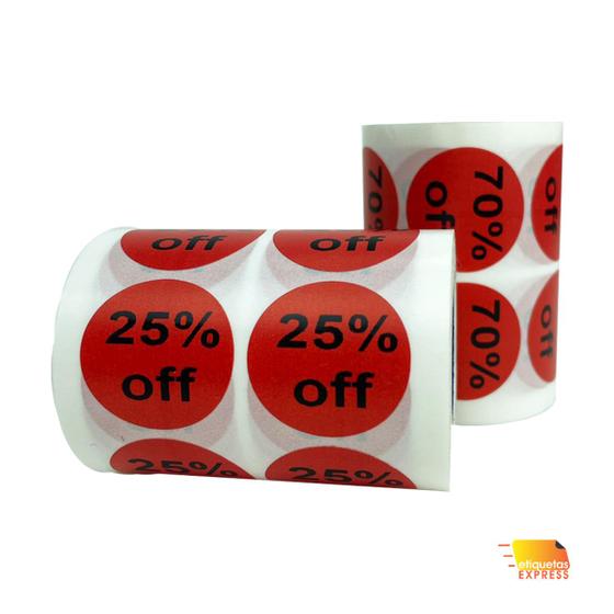 Etiquetas Adesivas Redonda Vermelha Para Desconto - Off de 5% A 80% ...