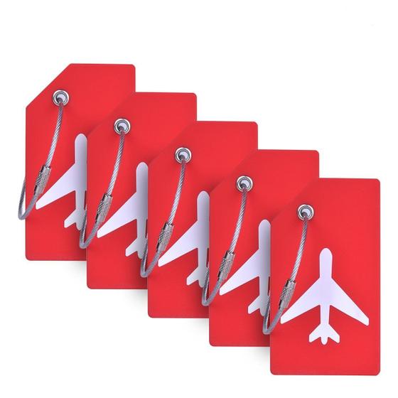 Imagem de Etiquetas de bagagem Ovener Silicon Business Card Holder Travel 5PC