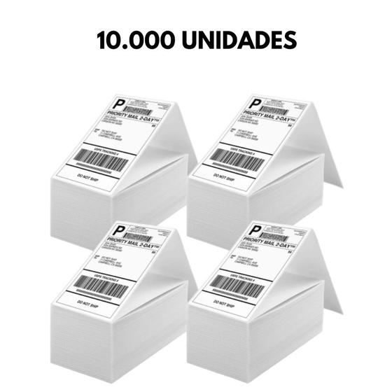 Imagem de Etiquetas Termica Branca Adesiva 10 x 15 E-commerce Envios Zebra