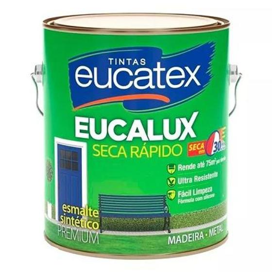Imagem de Eucatex Esmalte Branco Madeiras E Metais Brilhante 3,6 Litros