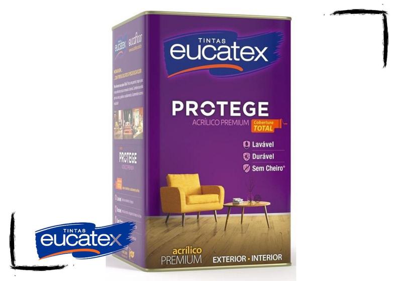 Imagem de Eucatex Protege Acrílico Acetinado Antimanchas 18L