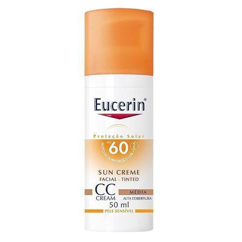 Imagem de Eucerin Sun Tinted Toque Seco Cc Cream Média Fps 60 - 50Ml