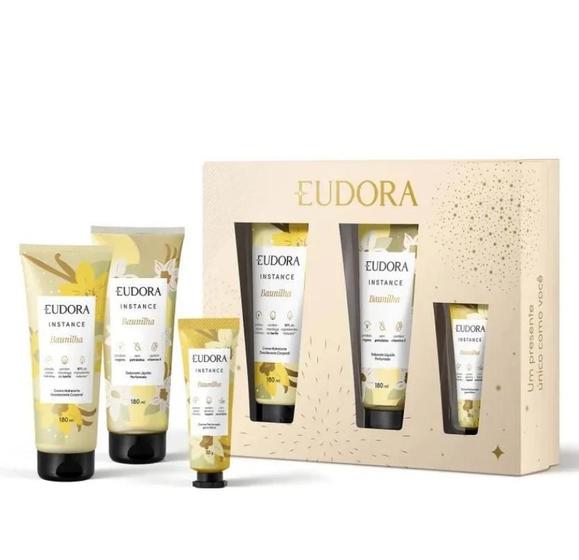 Imagem de Eudora Instance Kit Baunilha Loção Corp/ Sab Liq/ Cr Mãos