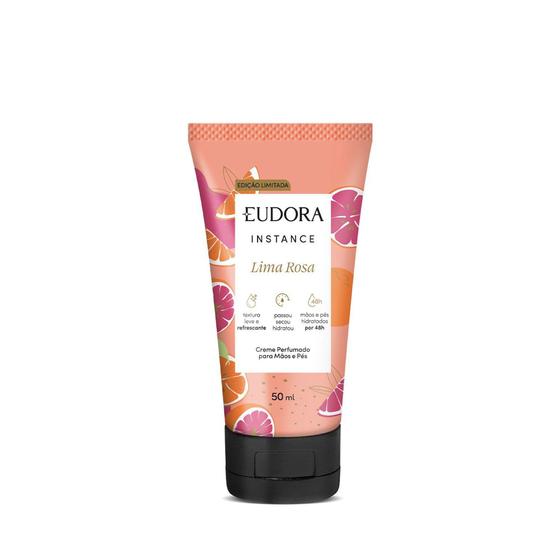 Imagem de Eudora Instance Lima Rosa Creme Para Mãos e Pés 50ml