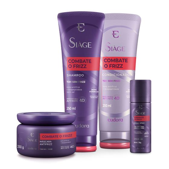 Imagem de Eudora Kit Siàge Combate o Frizz (4 itens)