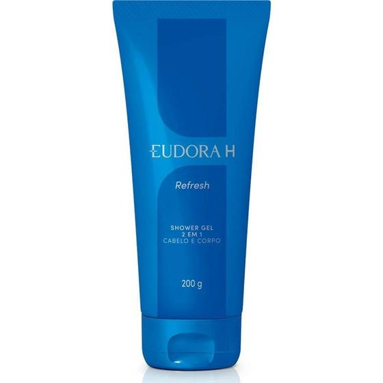 Imagem de Eudora shower gel 2 em 1 cabelo e corpo eudora h refresh 200g