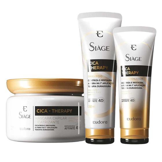 Imagem de Eudora Siage Cica-Therapy Kit - Shampoo + Condicionador + Máscara