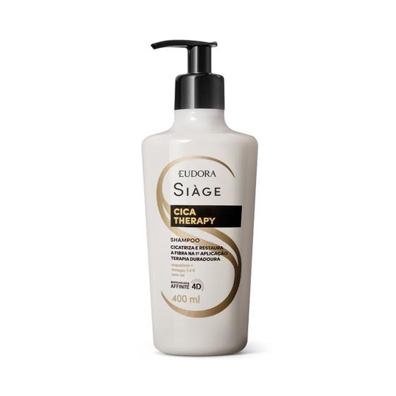 Eudora Siàge Cica-Therapy Shampoo 400ml Menor preço em Eudora Siàge Cica-Therapy Shampoo 400ml