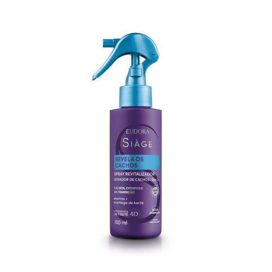 Eudora Spray Capilar Revitalizador Siàge Revela Os Cachos 100ml