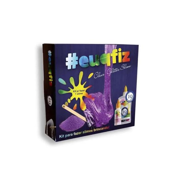 Imagem de EUQFIZ Slime Kit 1 Clear Slime Glitter - I9 Brinquedos