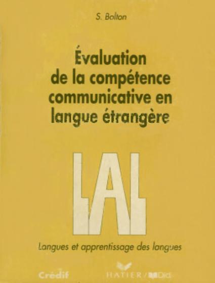 Imagem de Evaluation De La Competence Communicative En Langue Etrangere - Lal - DIDIER/ HATIER 