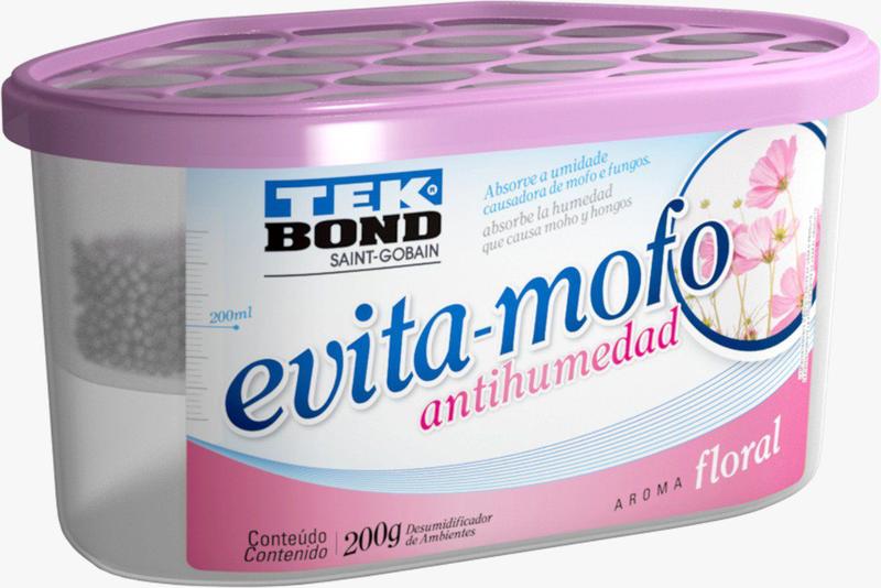 Imagem de Evita Mofo Anti Mofo Tira Mofo Tekbond Floral Com 200g