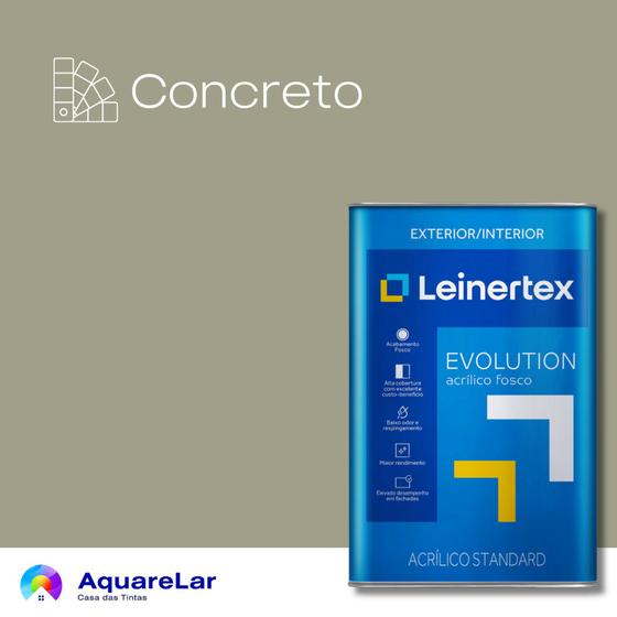 Imagem de Evolution Acrílico Leinertex Fosco 18L