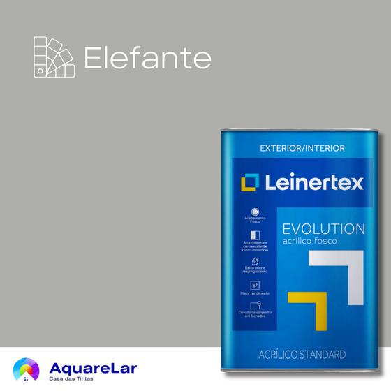 Imagem de Evolution Acrílico Leinertex Fosco 18L