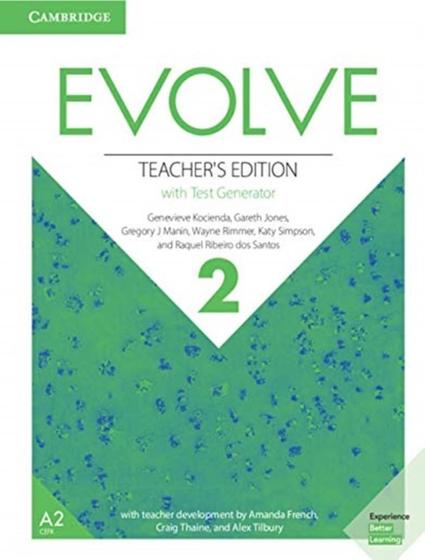 Imagem de Evolve 2 - Tb With Test Generator - 1St Ed - CAMBRIDGE AUDIO VISUAL & BOOK TEACHER