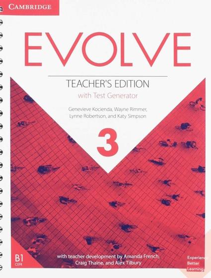 Imagem de Evolve 3 Teachers Edition With Test Generator - CAMBRIDGE AUDIO VISUAL & BOOK TEACHER