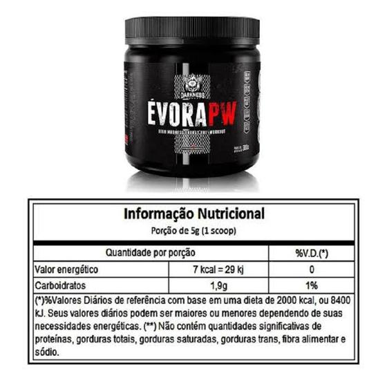 Imagem de Evora PW Pré Treino Darkness 300g Integral Médica