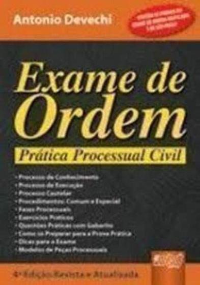 Imagem de Exame de ordem - pratica processual civil - contem as provas do exame de or