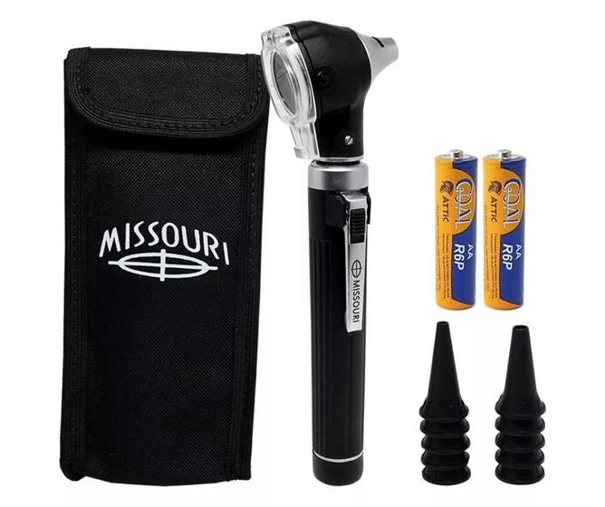 Imagem de Examinador Auricular Profissional  Cor Preto Missouri Mikatos