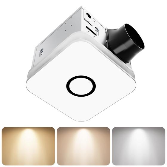 Imagem de Exaustor de Banheiro OFANKU com Luz - 130 CFM e 1,5 Sones